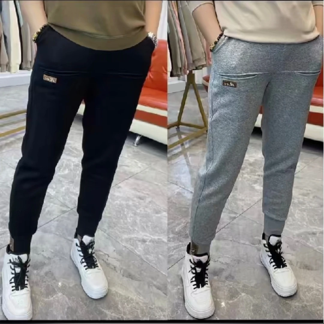 5916秋季新款大码时尚百搭休闲裤