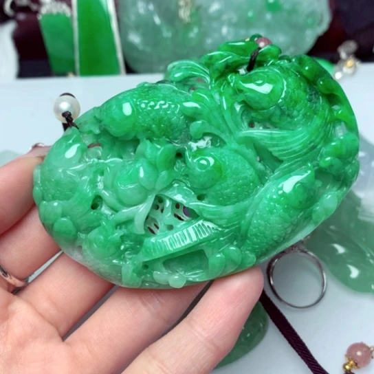 翡翠吊坠(不含链)未镶嵌