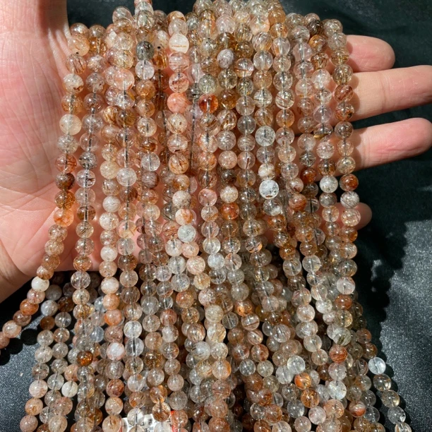 A1天然黑金超水晶多圈手串/多样性发其一