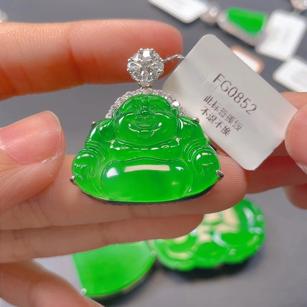 【闪购商品】颈饰银S925镶嵌翡翠翡翠