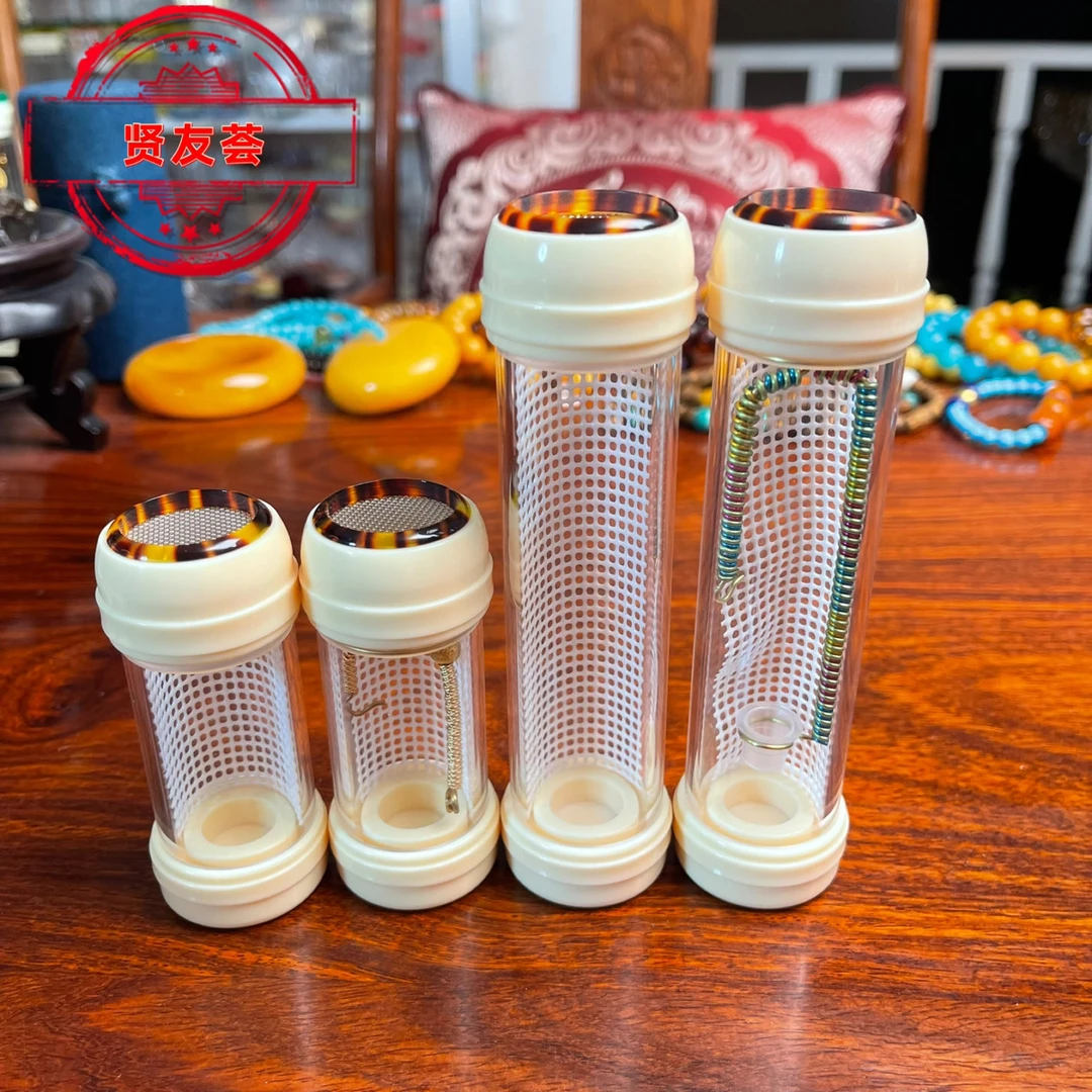 鸣韵竹蛉罐30直径有机玻璃鸣虫罐鸣虫有机玻璃高78和128鸣虫虫具