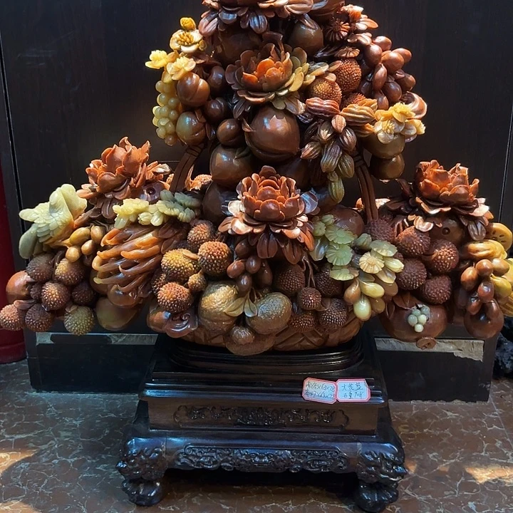 触***音寿山石寿山石雕刻工艺品