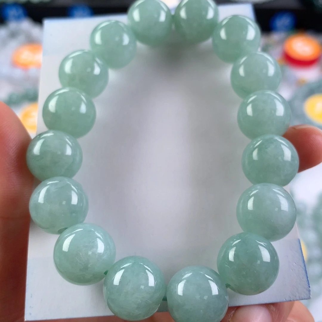 翡翠未镶嵌手链卡13