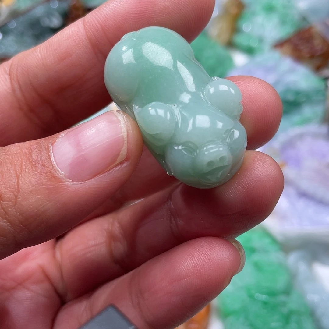 颈饰未镶嵌翡翠翡玉缘翡翠