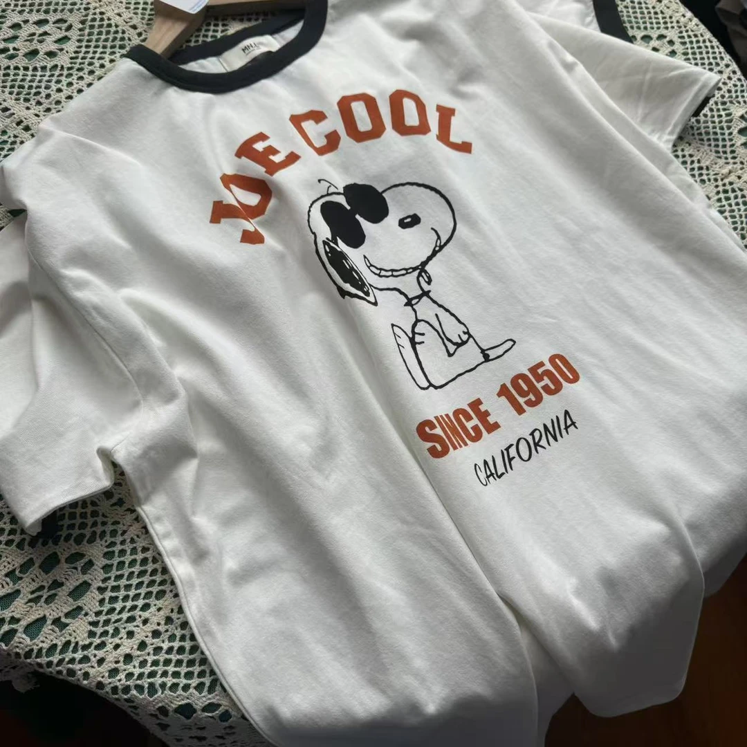 日单 成人纯棉短袖大版T恤