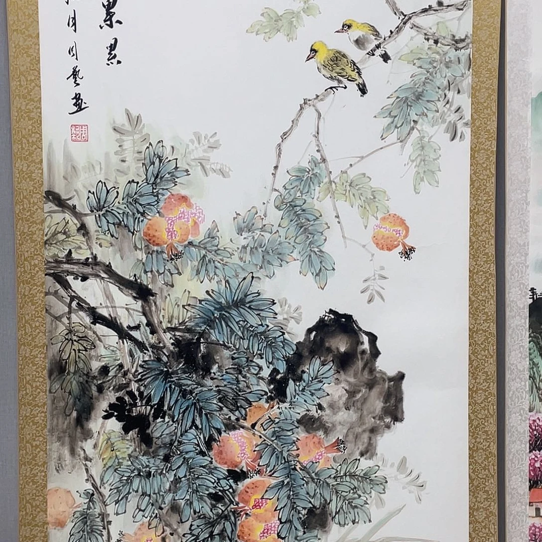 国画老师手笔手绘作品y