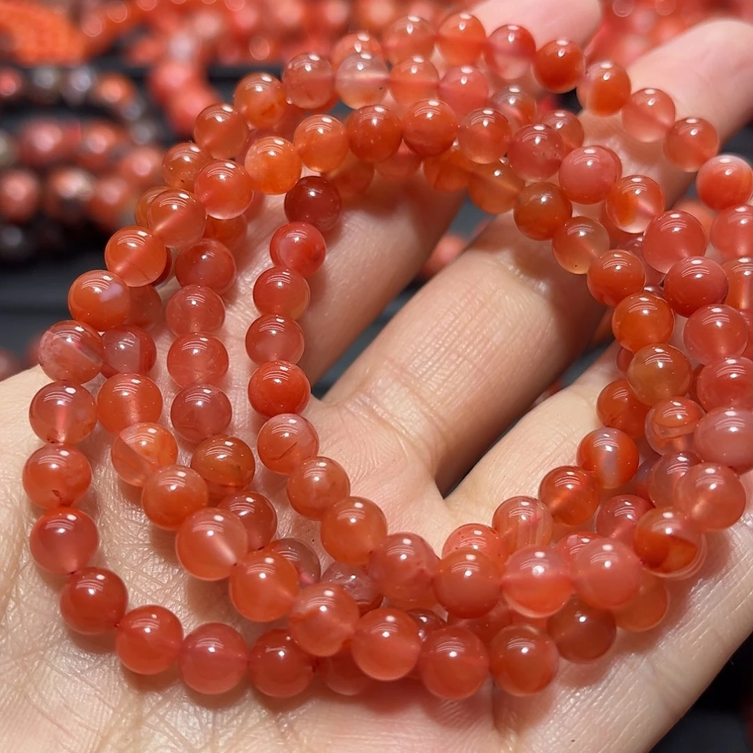 南红玛瑙手链未镶嵌