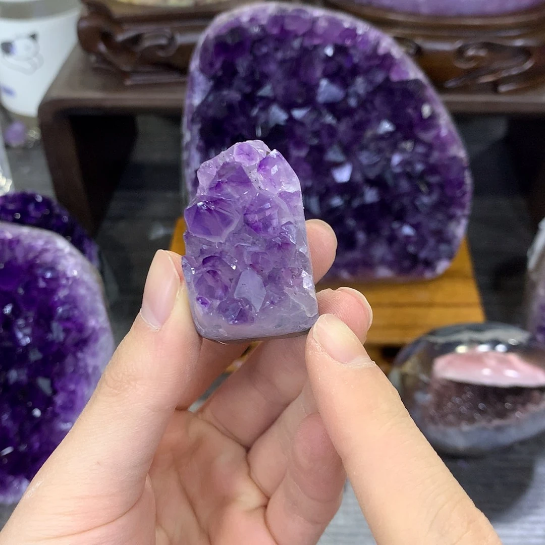 紫晶珠宝半成品未镶嵌301