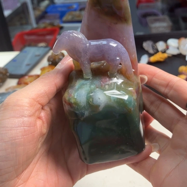 玛瑙/玉髓吊坠(不含链)未镶嵌