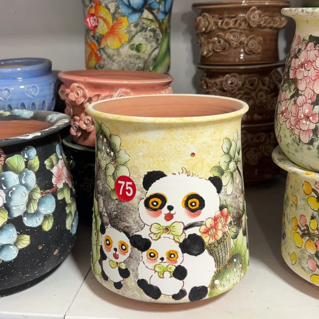 景德镇手绘花盆陶瓷12/15