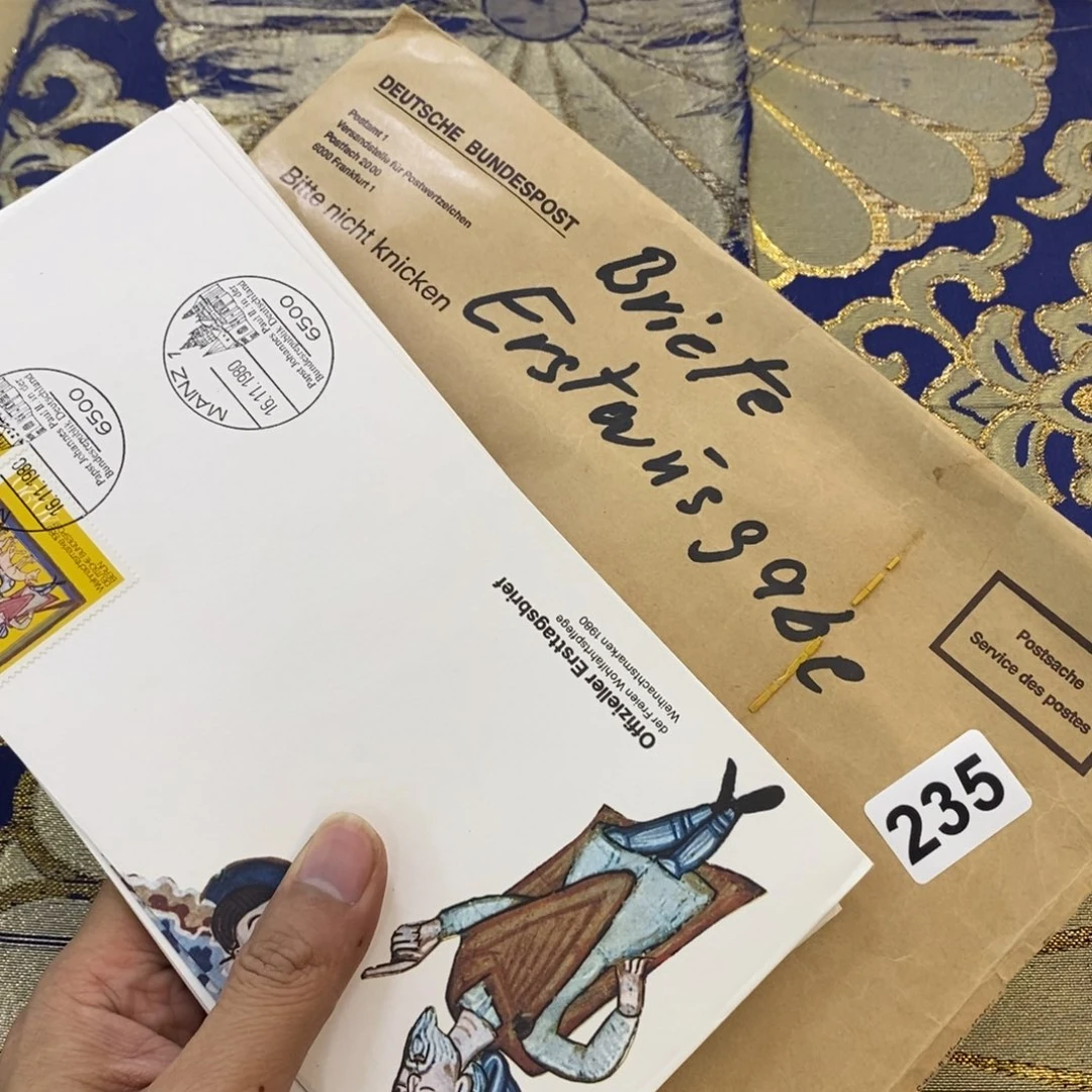 外国信封首日封啊