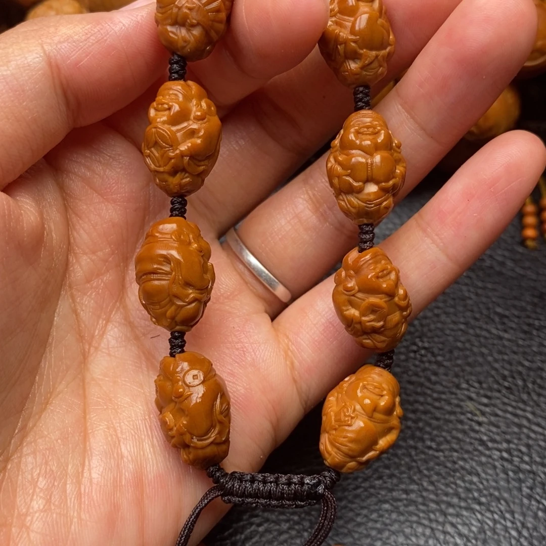 橄榄核手串八方来财1.3