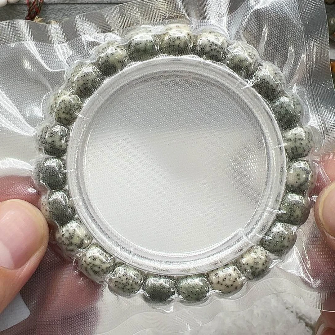 星月菩提手串7尽头卡姿兰大眼睛绿包白星月菩提单圈1.0