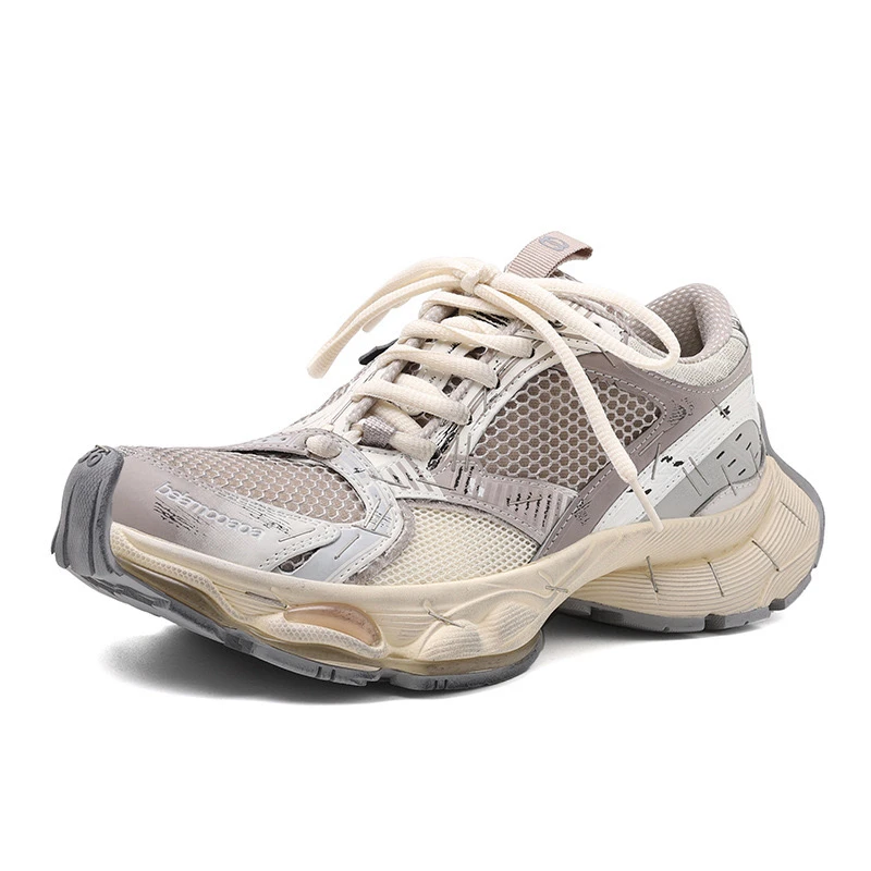 新款订书机百搭老爹鞋男女同款做旧运动鞋