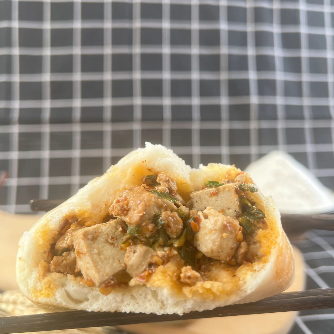 麻辣豆腐包 纯手工无添加 老碱老面大包子110g/10个