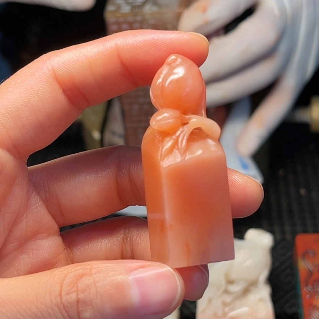 寿山石印石我是小学生了嘛你在
