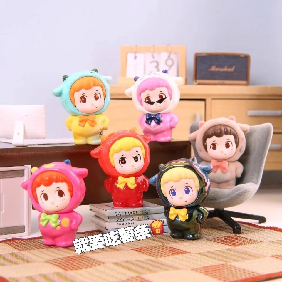 【拆盒】piny我想我职是一只羊系列盲盒手办可爱萌粒公仔