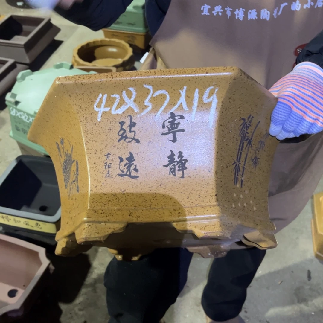 紫砂花盆盆景艺术