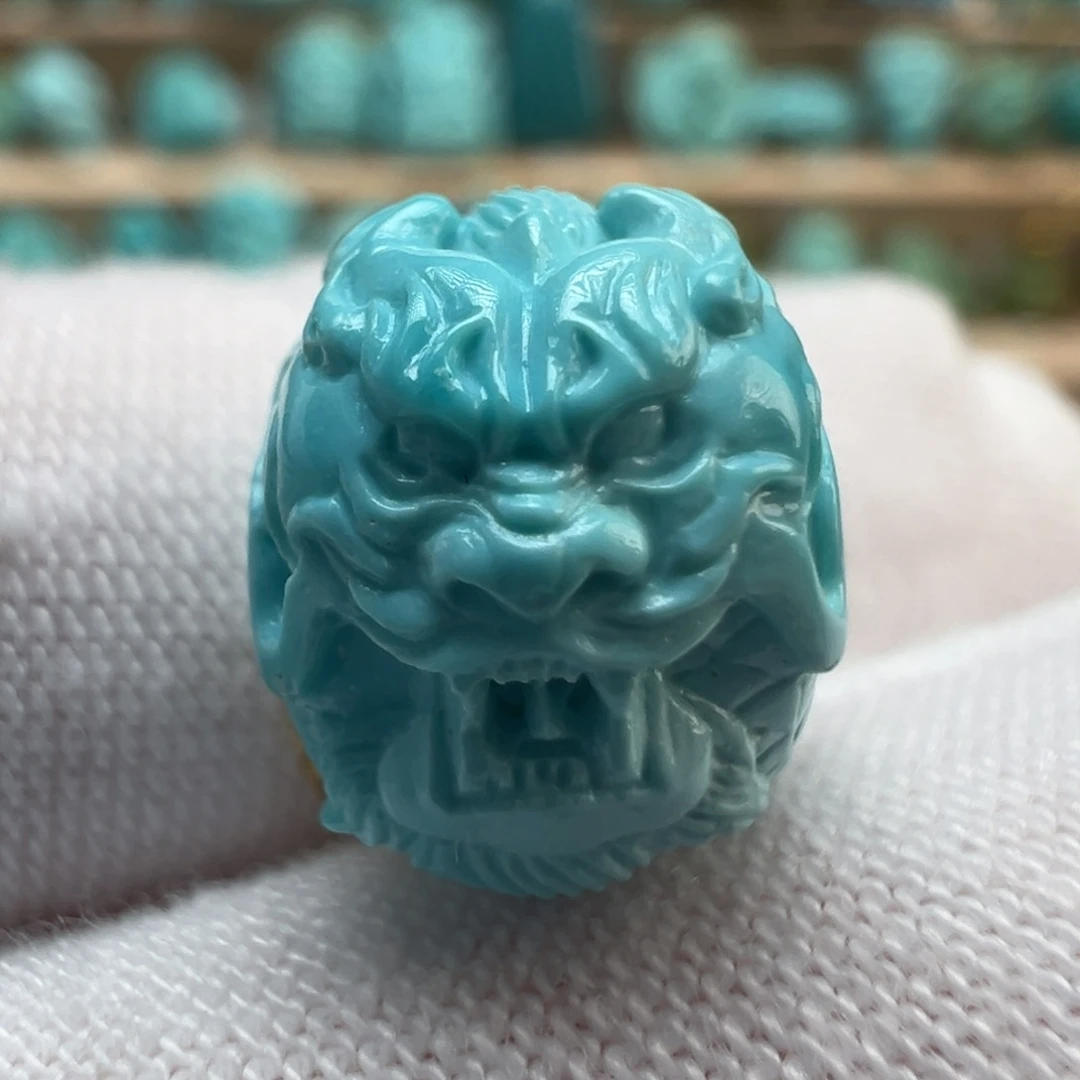 绿松石未镶嵌配饰11.7*9.5