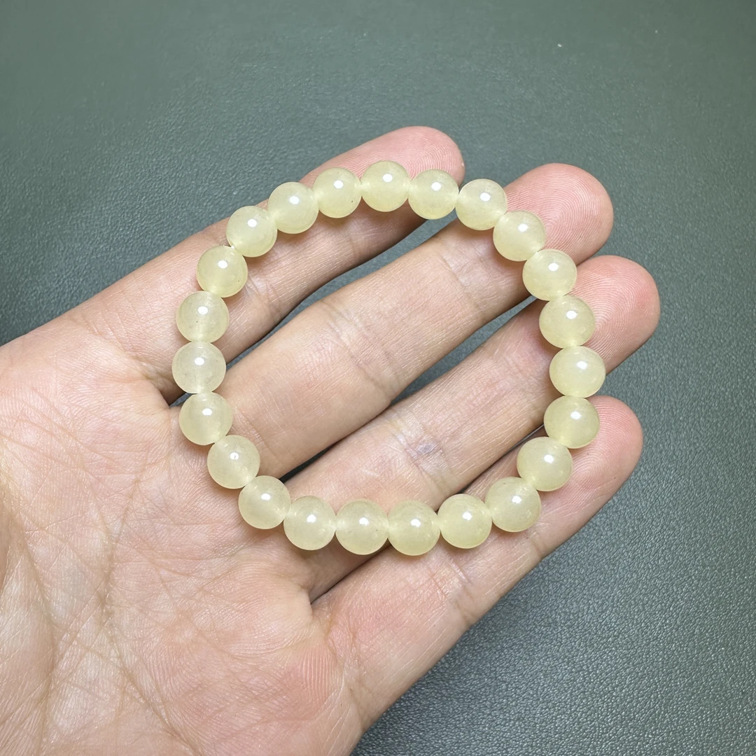 a005 黄口卡 8mm 单圈手串