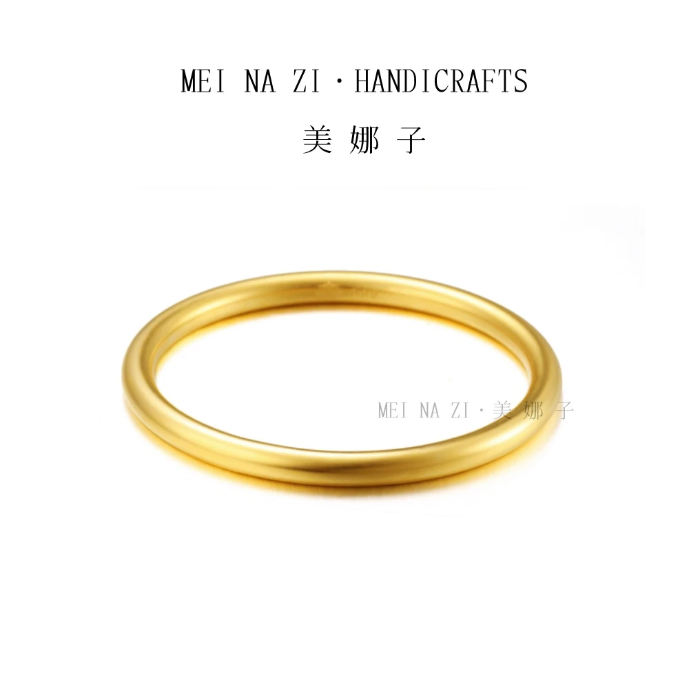 手镯 予禧 |精工卡5素圈手镯新款简约手工时尚气质