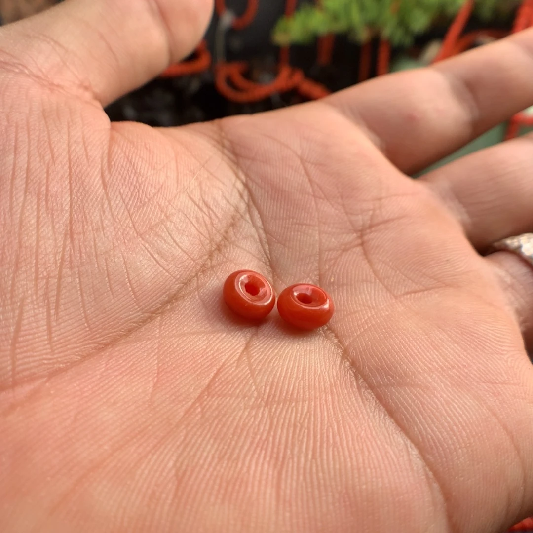 G***B南红玛瑙未镶嵌面包圈