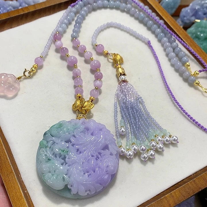 翡翠未镶嵌颈饰翡翠吊坠