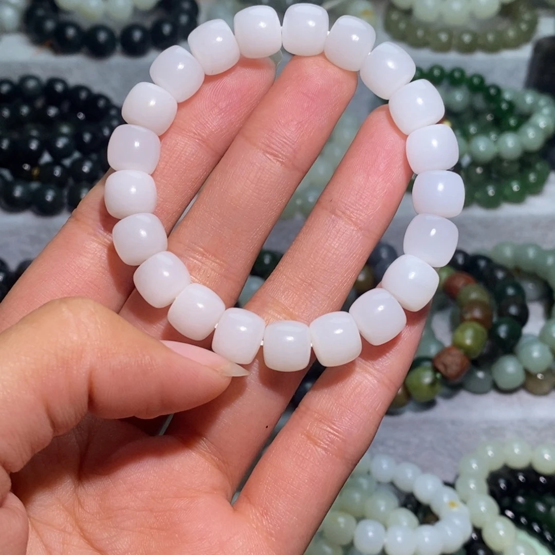 和田玉未镶嵌手链