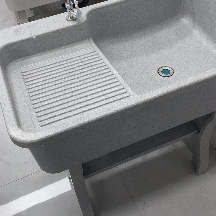 春***石英石平边无挡水90*58*80灰