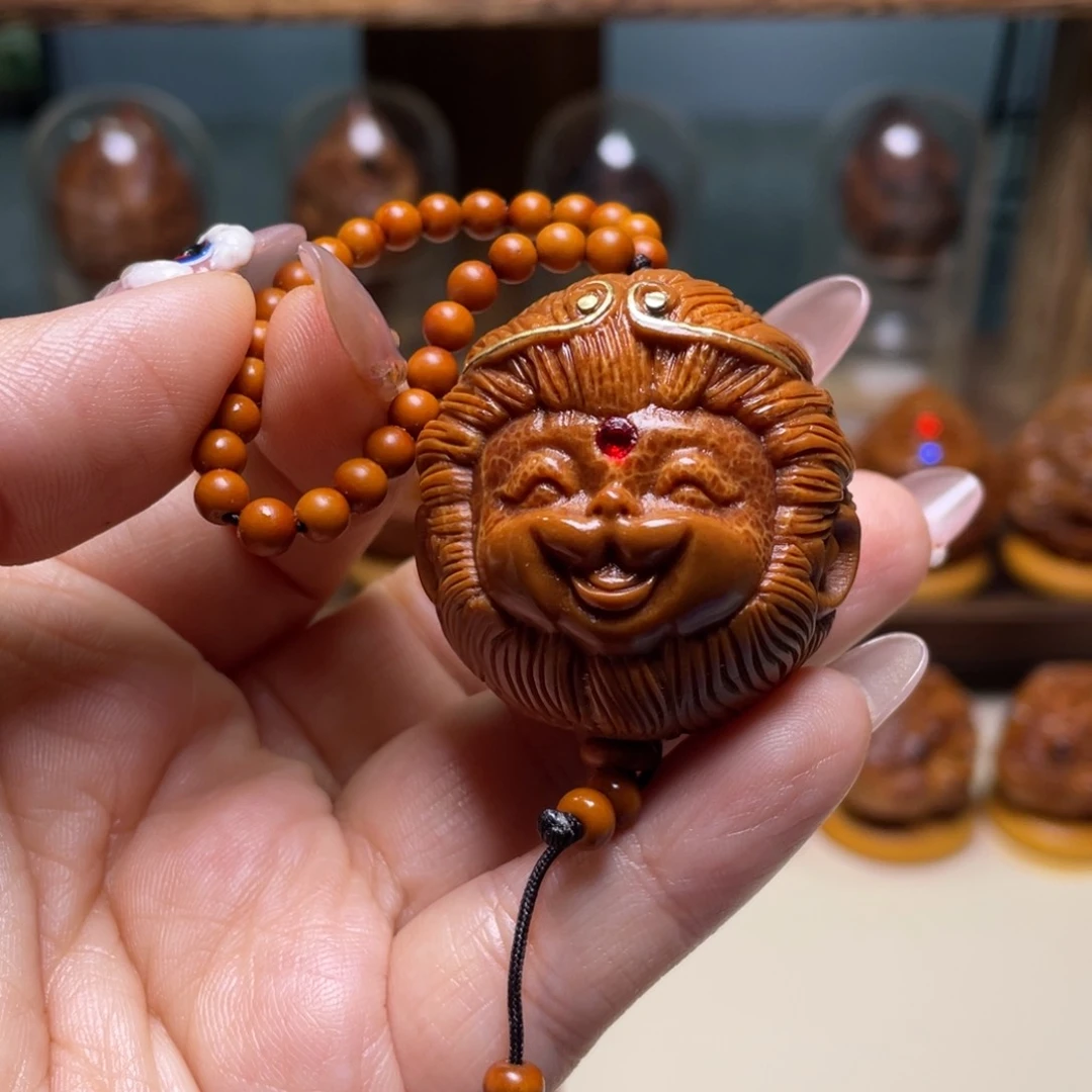 佛螺菩提吊坠镶嵌小圣链子一套