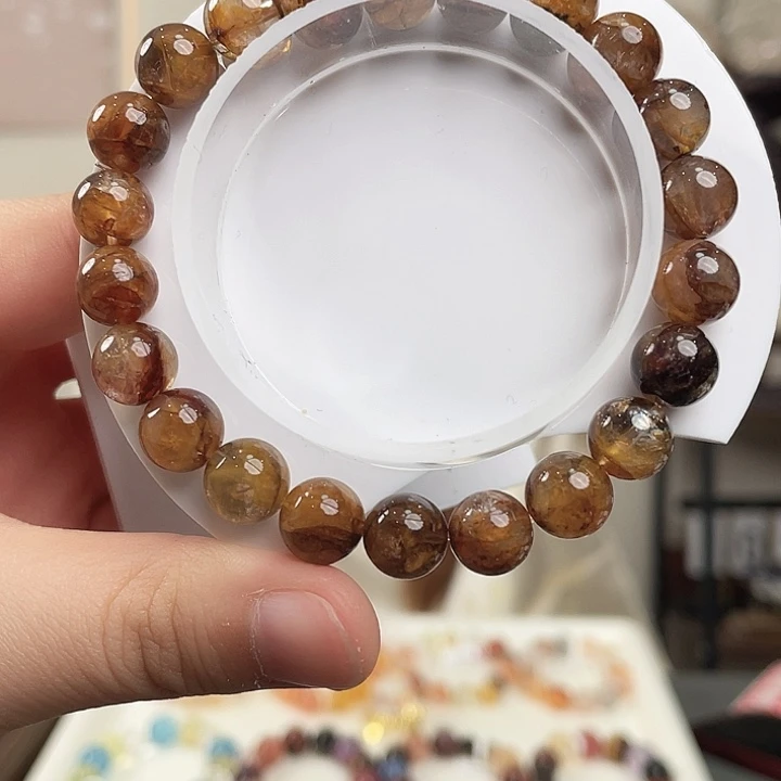 水晶未镶嵌手链胶花3