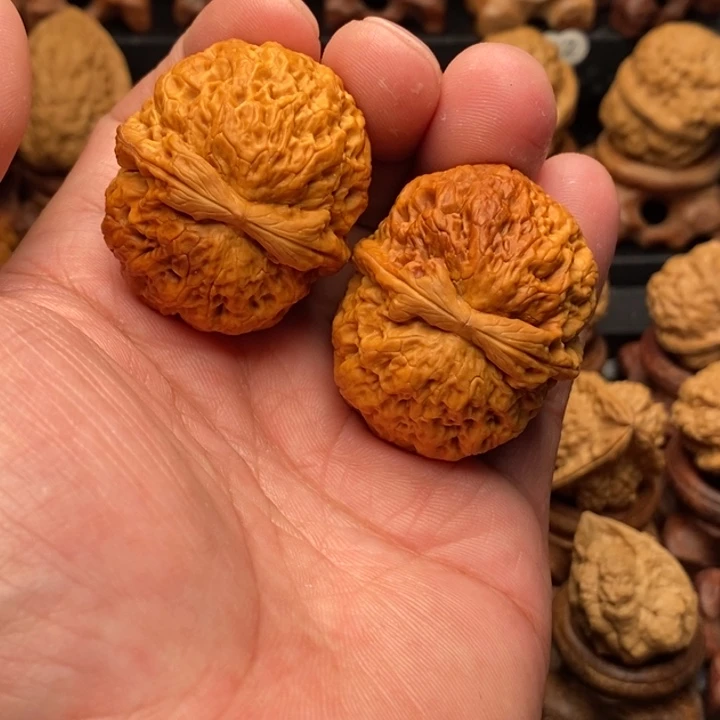 把件文玩核桃6二龙戏珠