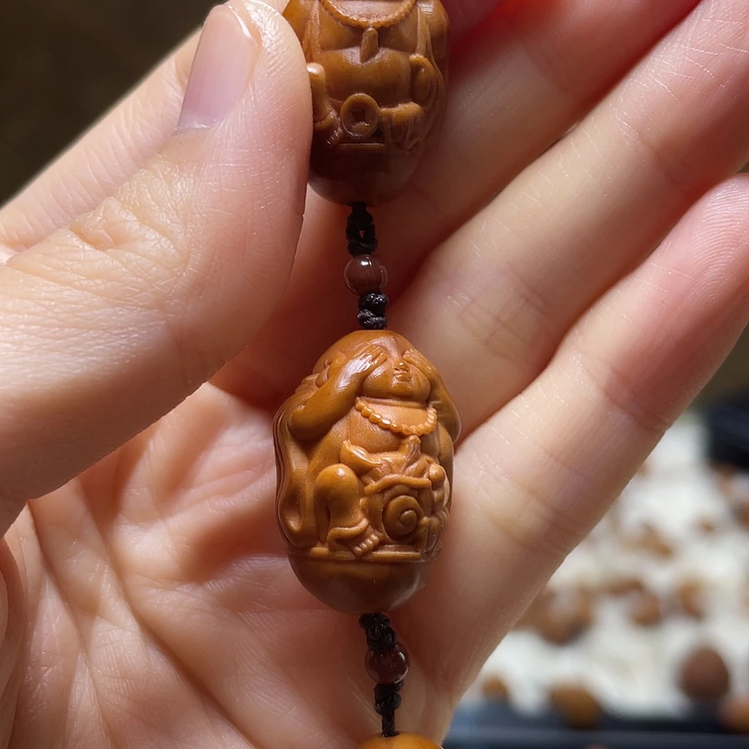 橄榄核手串/手链橄榄核 三不