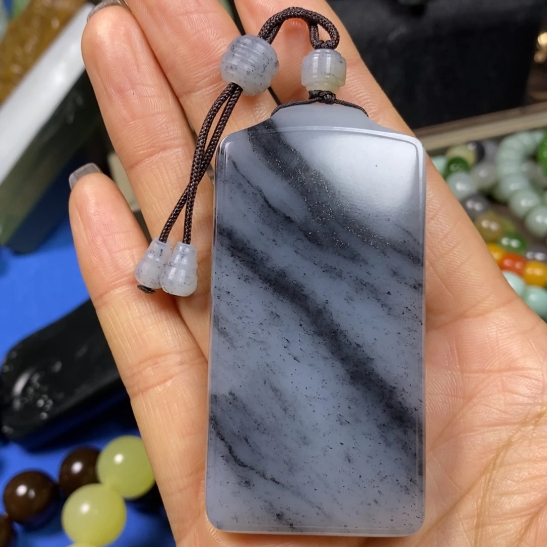 和田玉挂件未镶嵌春*