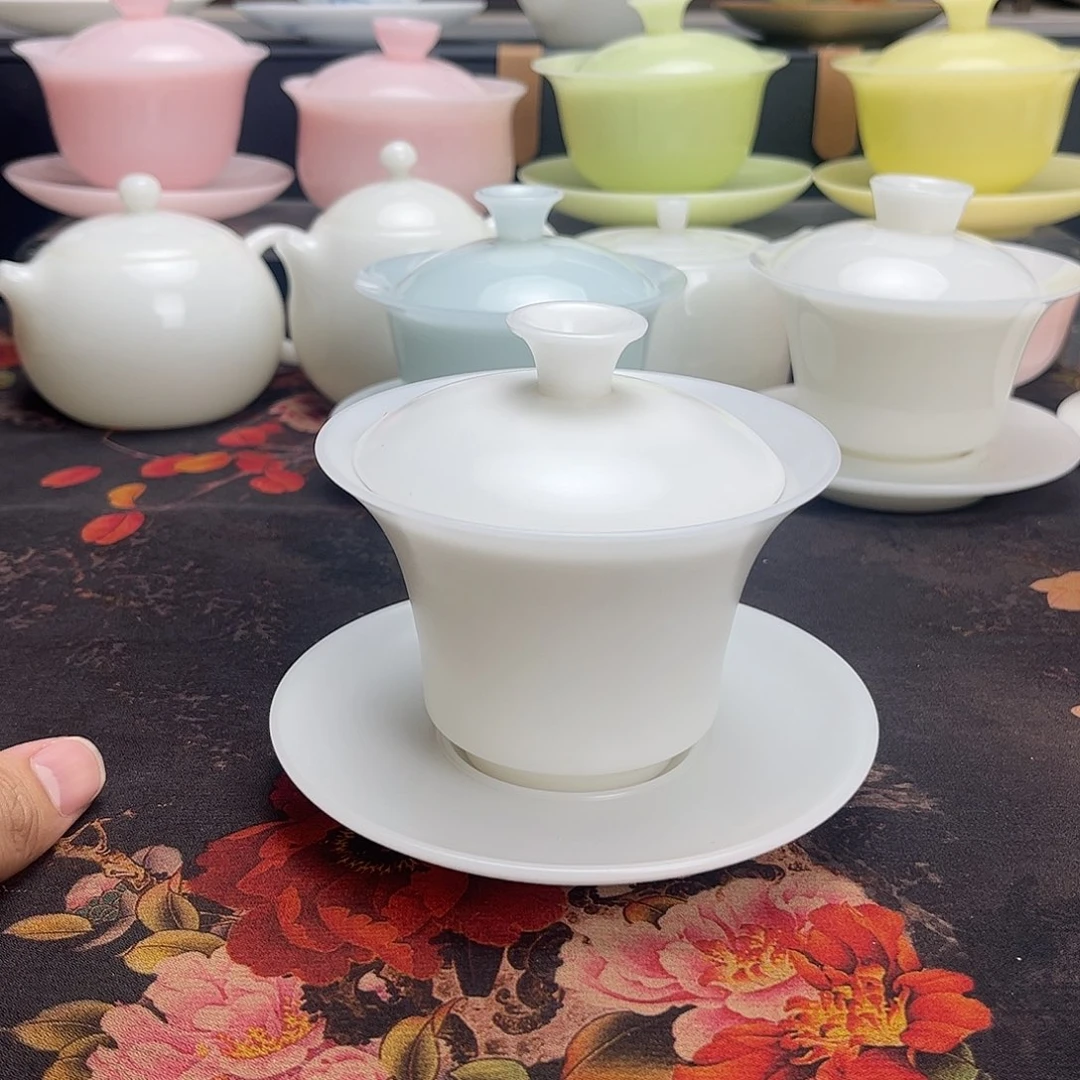 璞玉素烧盖碗gggggggg