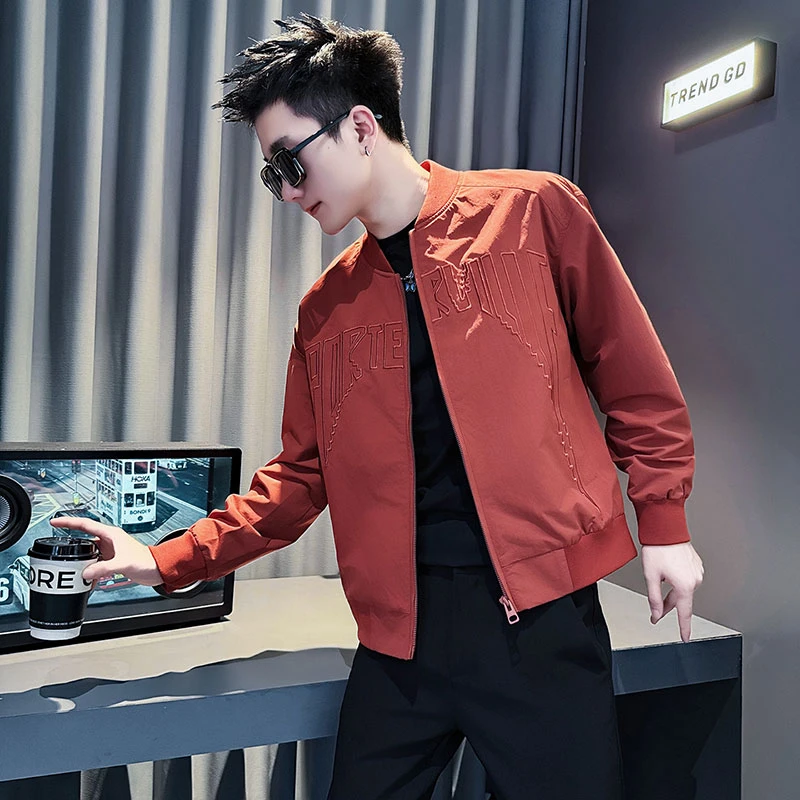 高级感美式潮牌夹克男士棒球服2025新款春秋季男装衣服休闲外套帅