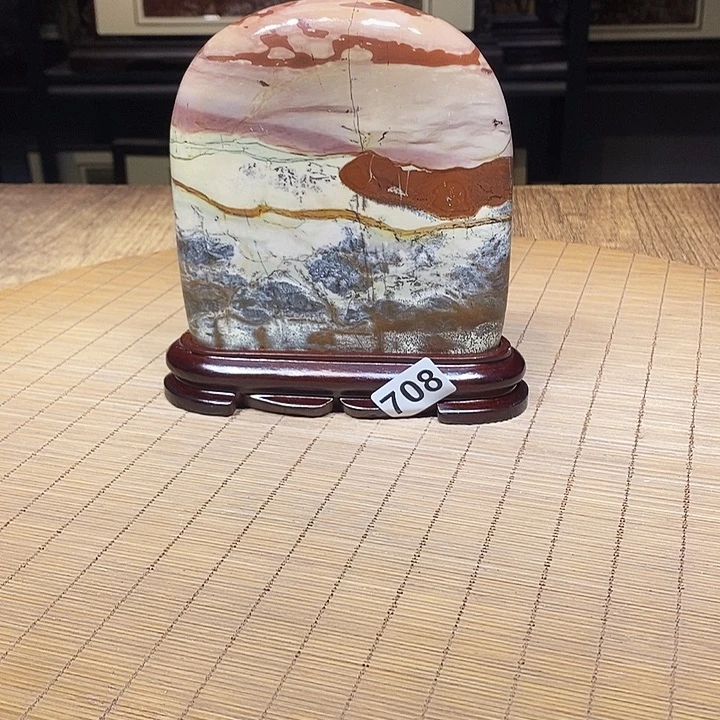 用***5香榧木广西柳州国画石