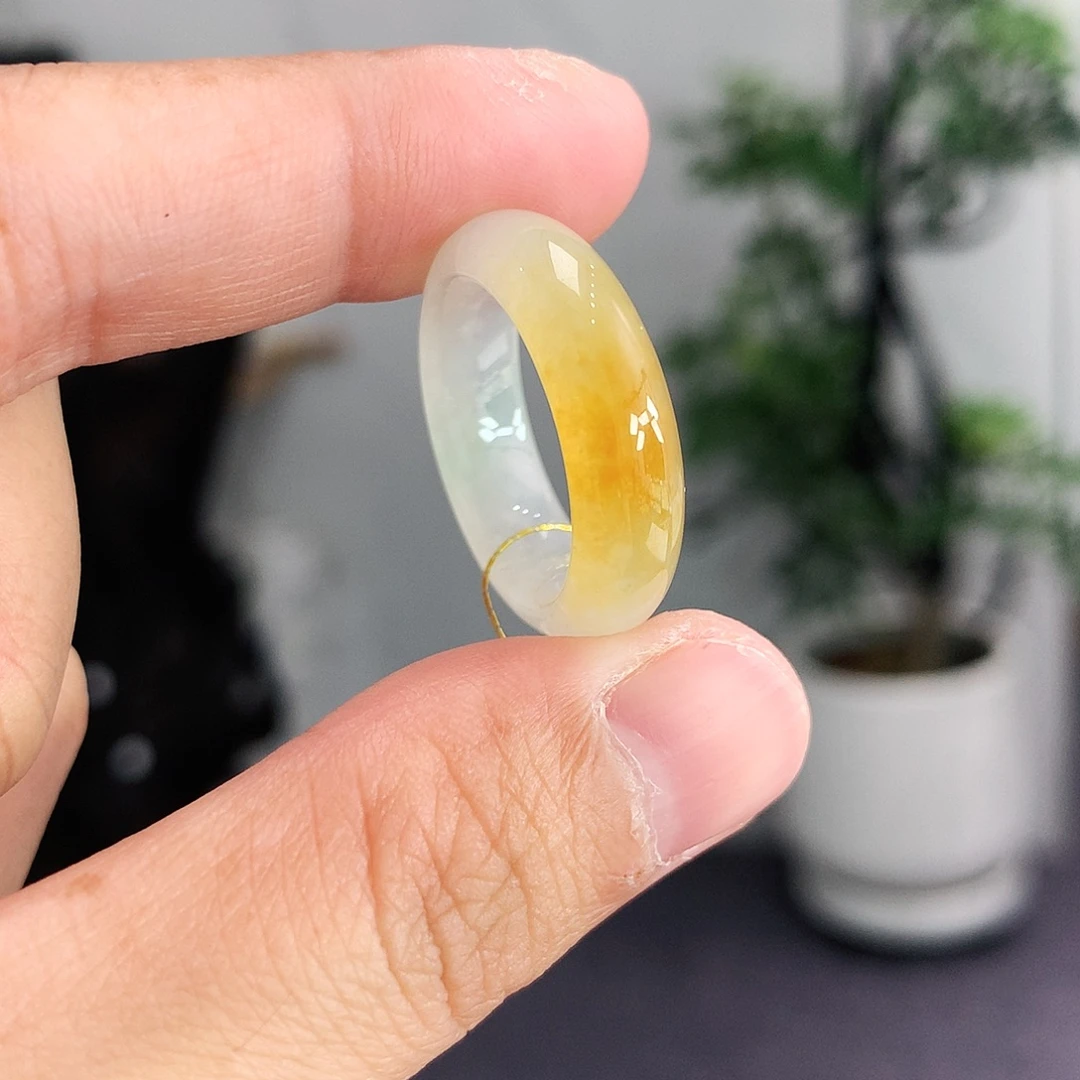 翡翠未镶嵌戒指16号