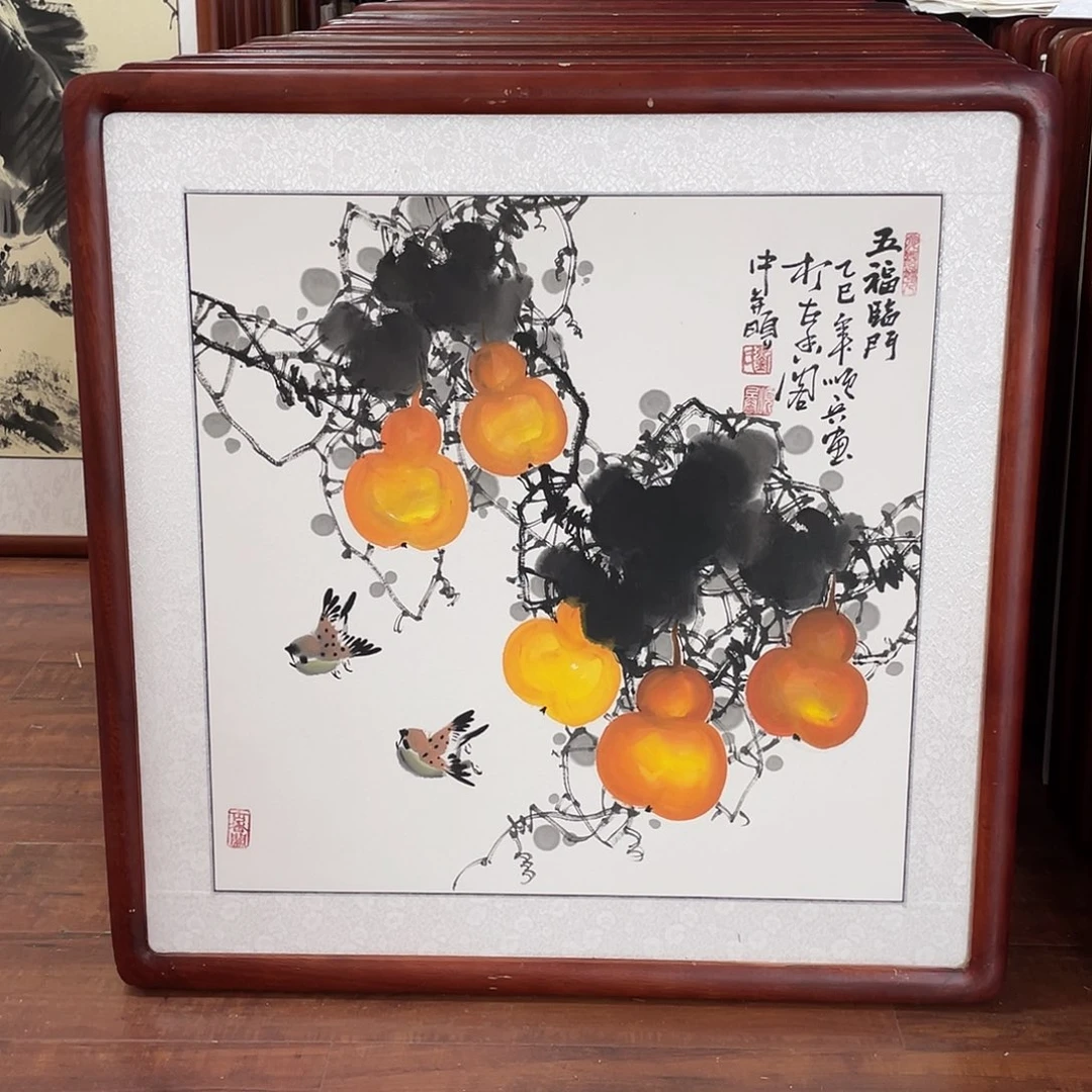 国画带框尺寸63*63厘米