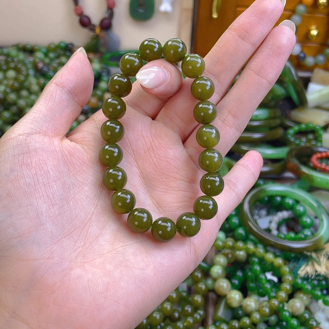 和田玉未镶嵌手链