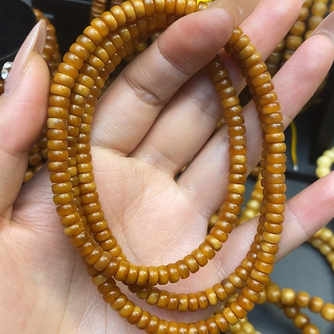 龙眼菩提手串?****龙脊菩提全透药片脖挂卡5➕