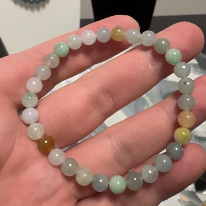 翡翠未镶嵌手链010