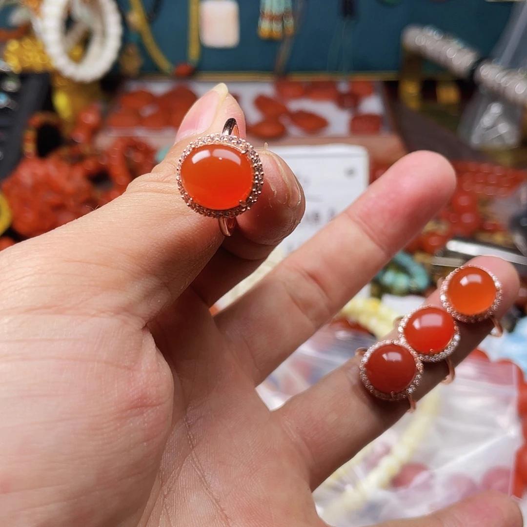 南红玛瑙手链未镶嵌向*43766