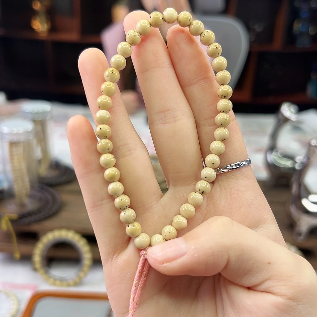 吊坠星月菩提Ll.6小龙蛋 骨瓷白 找星星