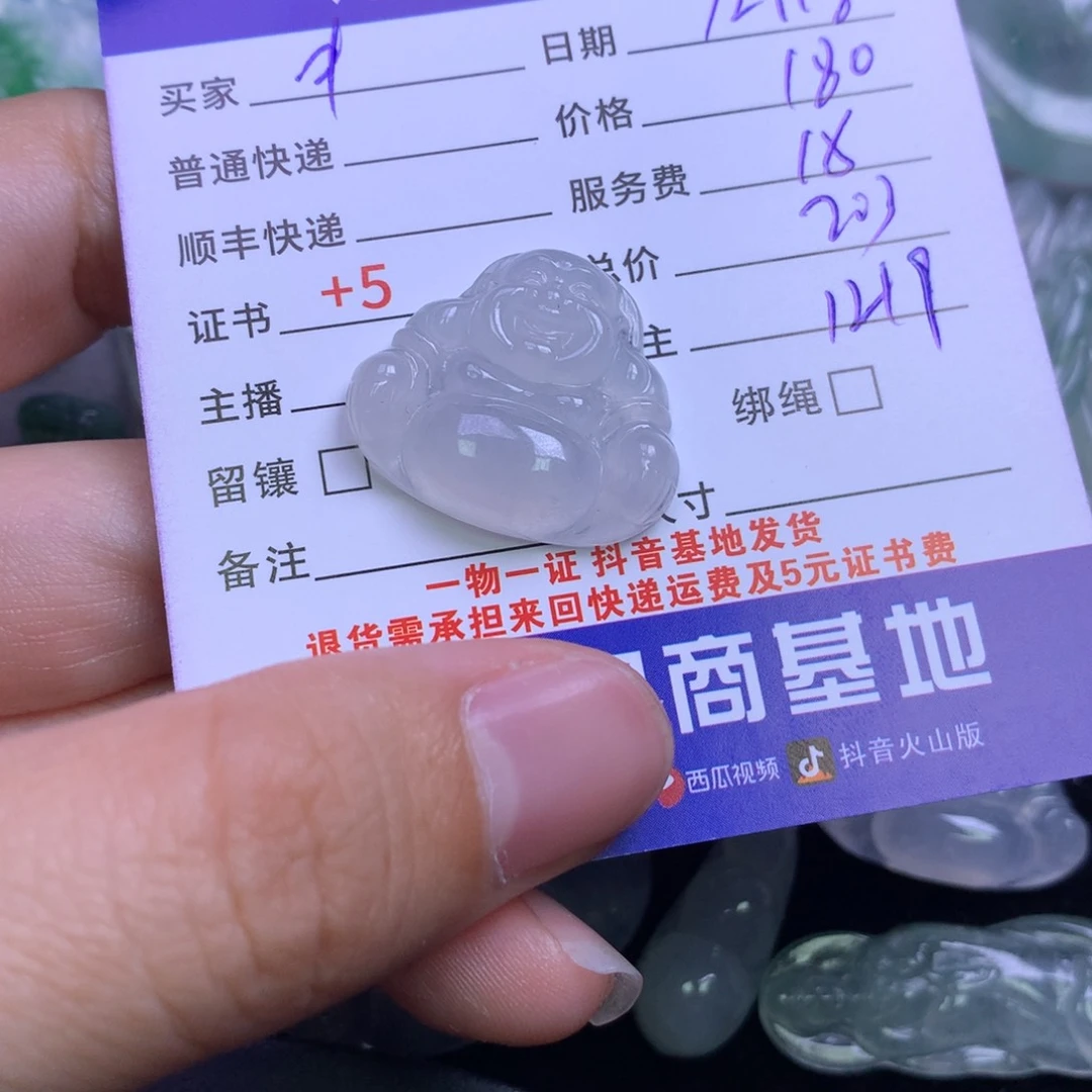 颈饰未镶嵌翡翠中****宝