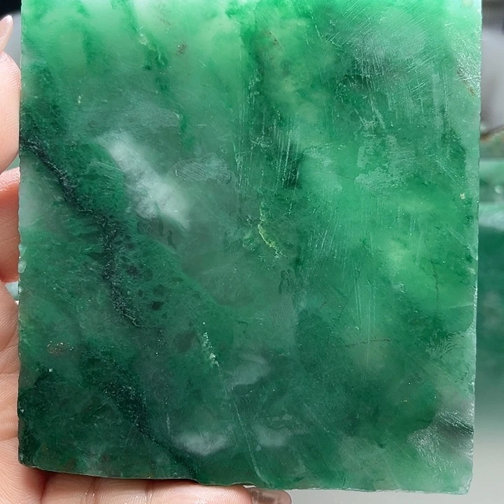 定制石英质玉定制天然非洲翠手镯