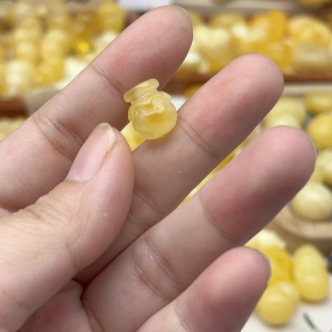裸石蜜蜡未镶嵌天然