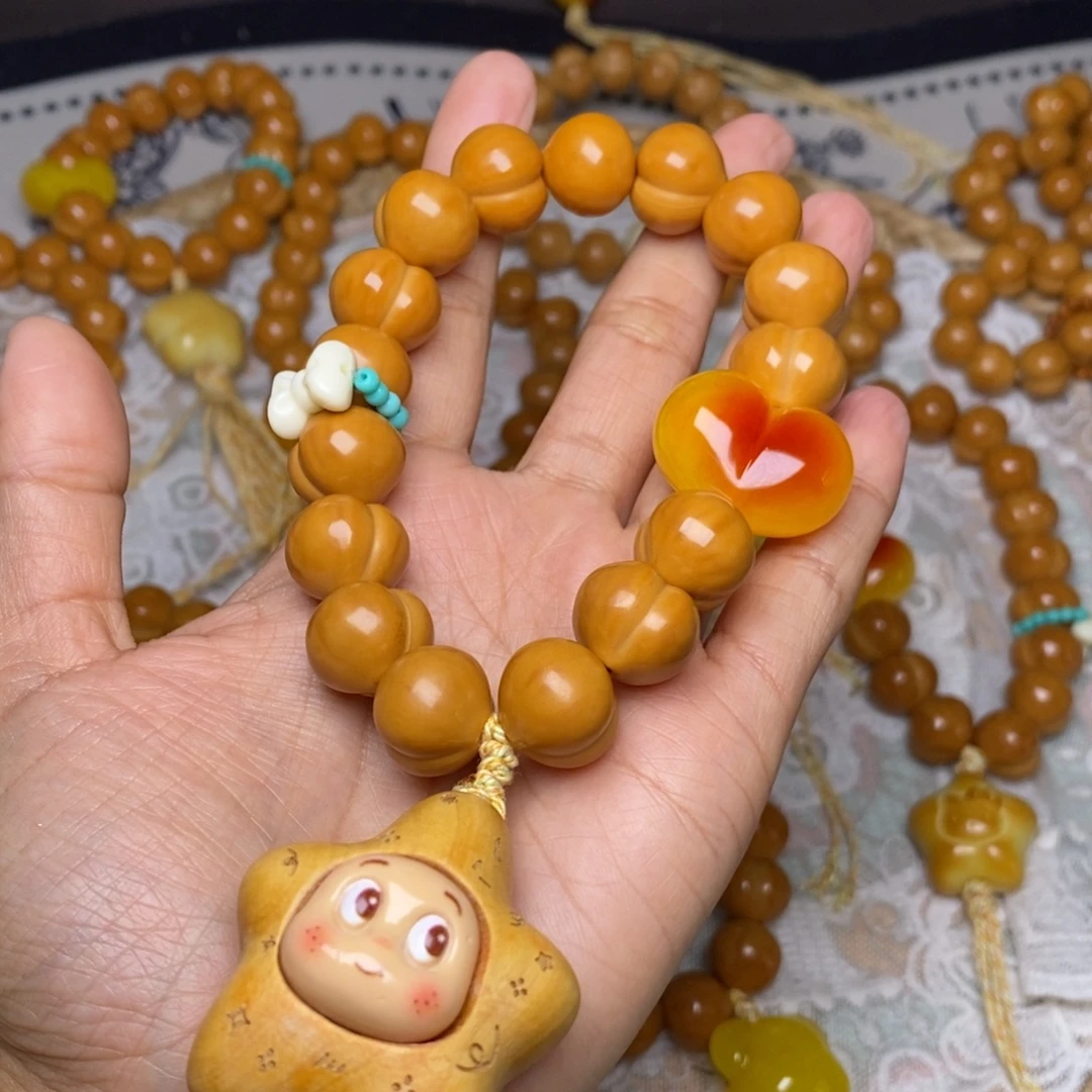 猴头核桃吊坠屁桃15加