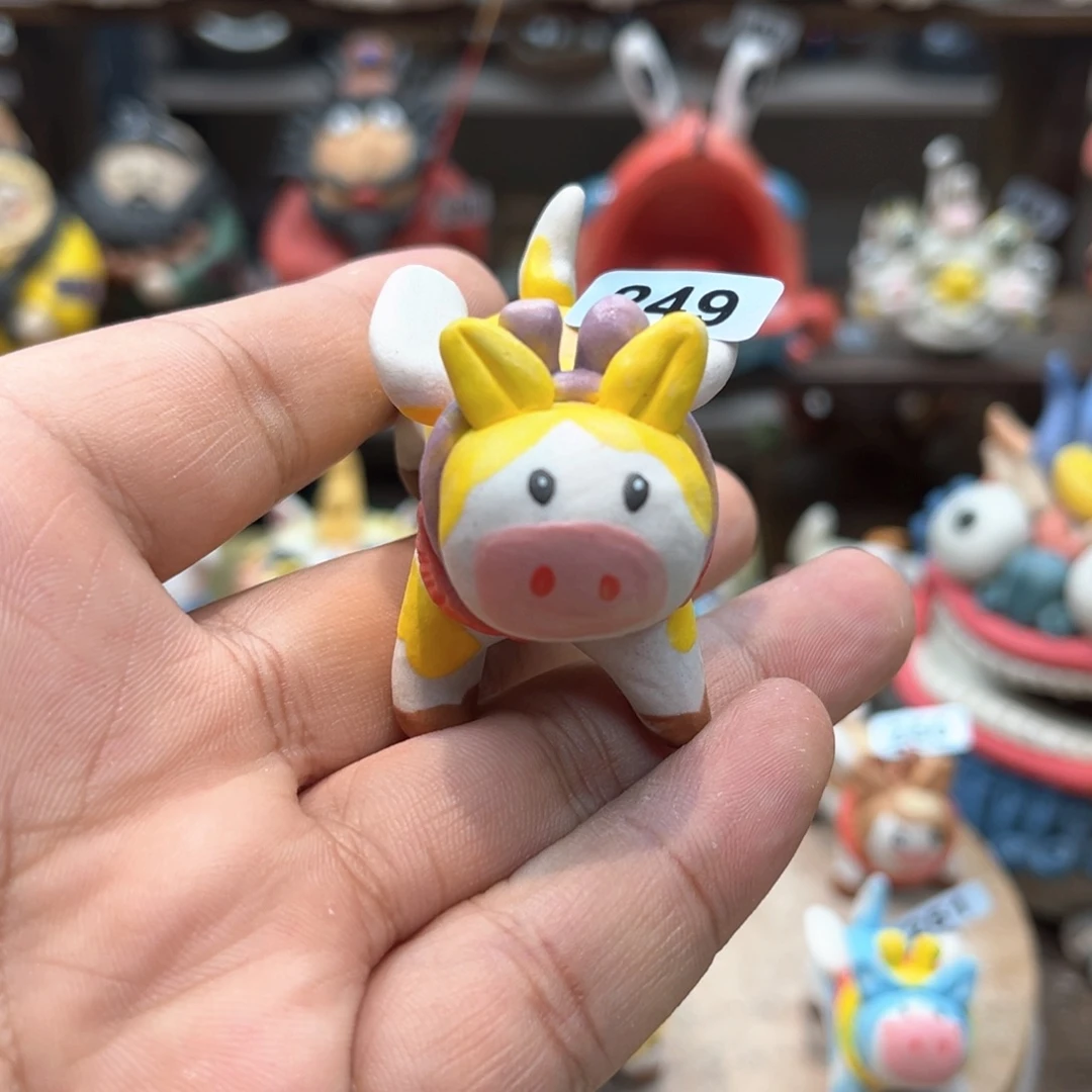 摆件纯手工抽象陶瓷摆件249