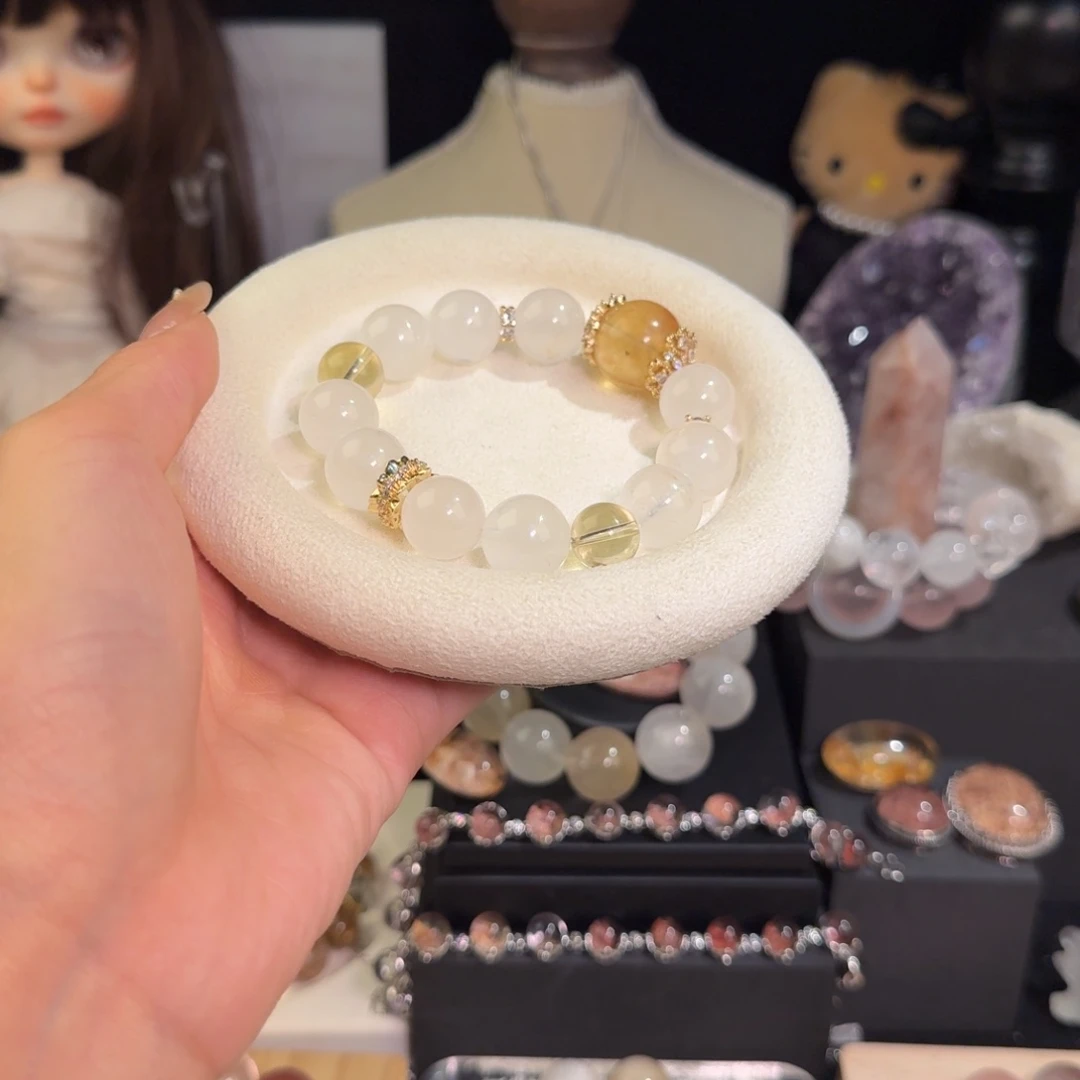 觅格晶石一天然串串